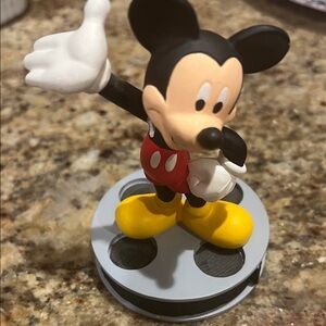 Disney Mickey Mouse Figurine with Red and Yellow Accents